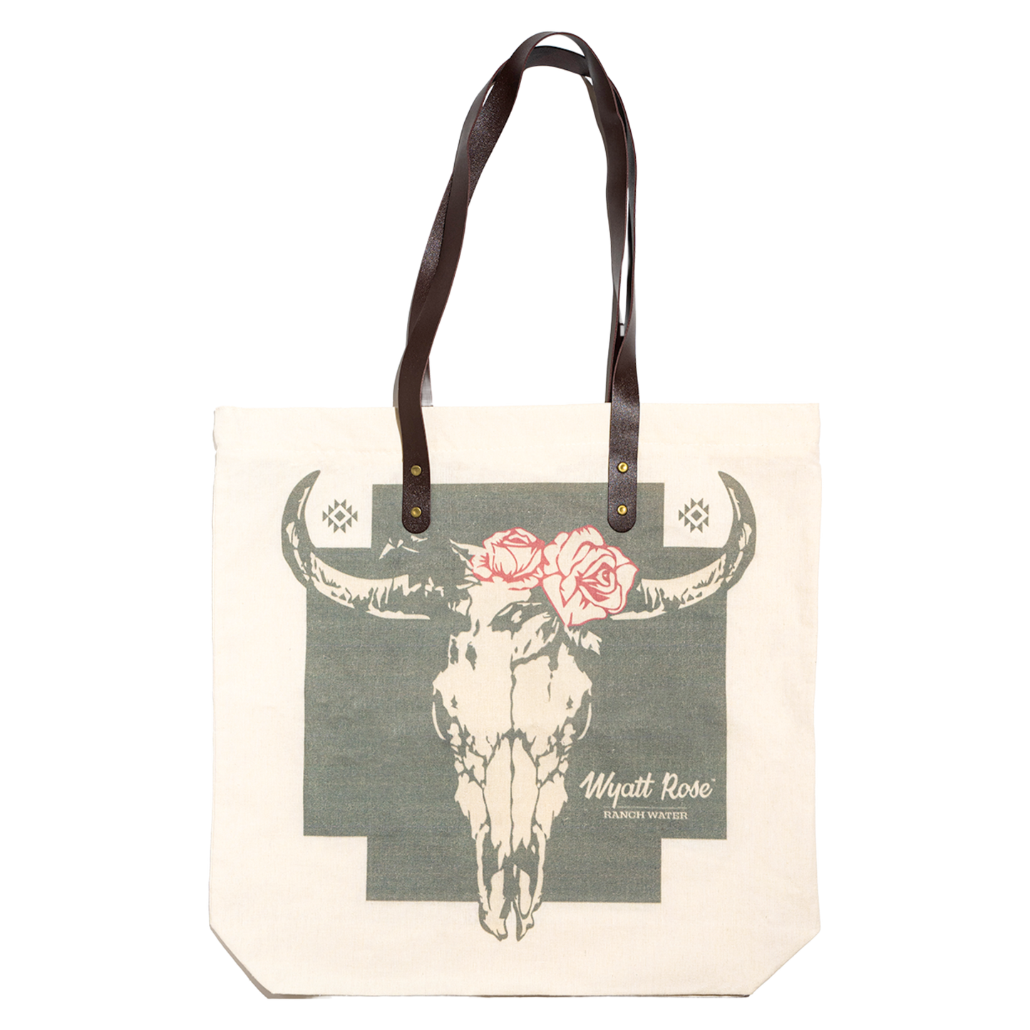 Wyatt Rose Tote Skull & Rose